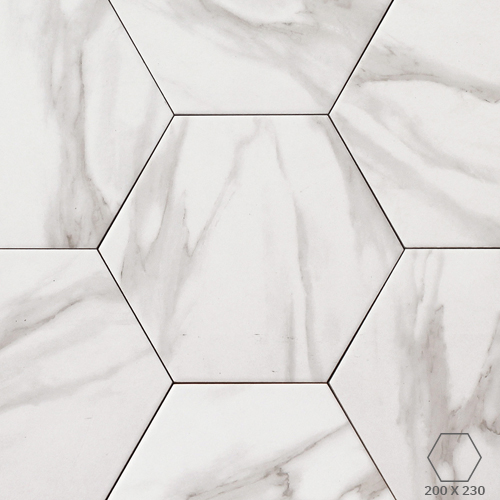 BIANCO HEXAGON